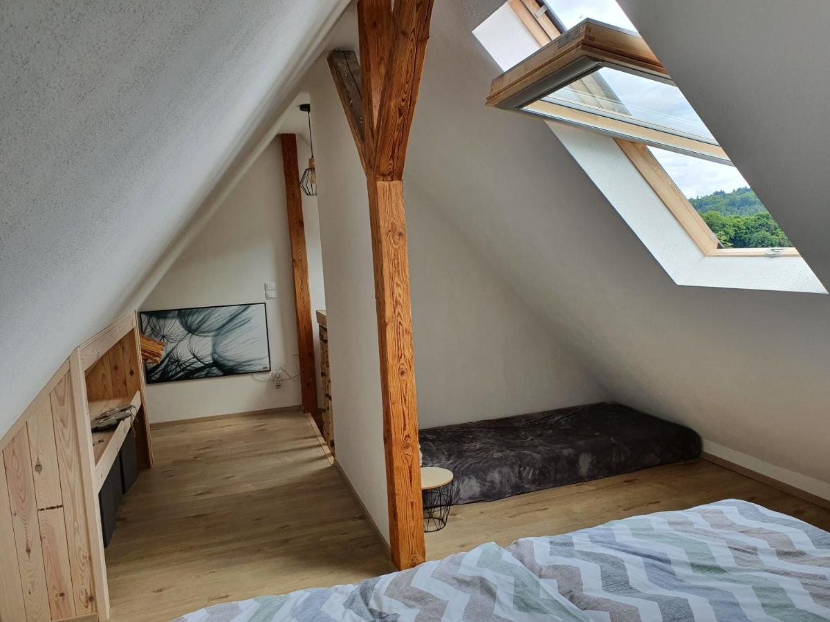 Ferienwohnung Lahnblick ヴァイブルク エクステリア 写真
